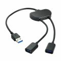 USB HUB 3.0 HUB Converter One for Two Is Suitable for Computer Octopus Splitter General High Speed. 