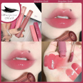 Cappuvini Jelly Mirror Lip Glaze Water Light Moisturizing Tuk Tuk Lip Tender Girl Student Lip Gloss Holding Makeup Lipstick. 