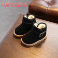 Kids Baby Toddler Shoes Child Winter Warm Snow Boots Shoes Plush Thicker Sole Boys Girls Snow Boots Shoes 1-6Y. 