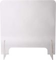 Mind Reader Acrylic Sneeze, Front Desk Cough Guard, Protective Clear Panel for Cashiers. 