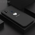 Hontinga for Itel Vision 1 Plus / P36 Back Cover Simple Lover Heart Pattern Case Soft Square Edge Liquid Silicone Phone Cases. 