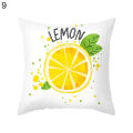 45x45cm Lemon Orange Print Throw Pillow Case Cushion Cover Home Sofa Bed Decor. 