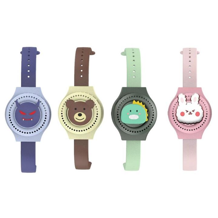 Personal USB Fan Mini Weararble Fan Cartoon BLue Devil/Pink Rabbit for ...