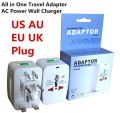 Electric Plug Power Socket Adapter International Travel Adapter Universal Travel Socket EU UK US AU. 