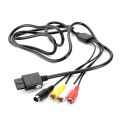 【All Of Me】For-N64 AV Cable AV TV S-Video Super For Gamecube64 For SNES For NGC. 