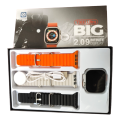 Original T900 ultra 3 in 1 with 3 Straps Smart Watch T900 ultra Big 2 Smart Watch. 