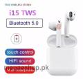 i15 Tws Double Mini Bluetooth 5.0 touch Earphones with Wireless Charger Support / Earbuds / Wireless Air pods. 