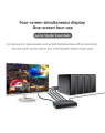 HDMI 4x1 Multi-viewer switcher 4K Seamless Quad Screen Multi Viewer Splitter 4 in 1 out HDMI Switch Adapter IR. 