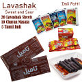20 Pcs Set  - Lavashak Imli Strips Fruit Roll 10 Churan Chat Masala 5 Imli Sauce Khati Methi  - Sweet and Sour Tamil Imli Souce Layer - Viral Chooran Irani Choran Imli Patti Rolls Taili - lavashak fruit leather - Souce Candy Sheet. 