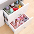 Drawer Organizer Grid Dividers 24 Adjustable Plastic DIY Partition Separators Storage Box Tidy Inserts for Underwear Sock Tie Scarf T shirt Ornament Makeup Kitchen Cutlery. 