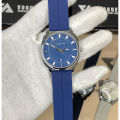 Universe Point Magnetic Lock Watch for Men with Soft Silicone Strap Water Resistant Design Quartz Movement and Date Display for Everyday Wear. 