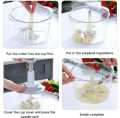 Manual Hand Operated  Chopper Pump Action With Free 3 Blades Food Processor Portable Container And Easy To Clean Kitchen Gadget || SILVER FOX ECOM. 