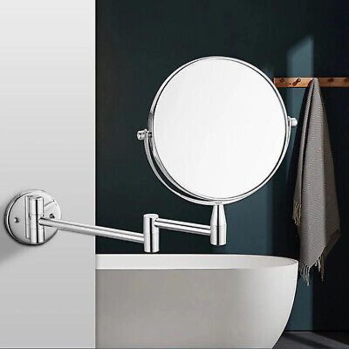MAGNIFYING MIRROR GLASS ZOOM MOUNTED 4X