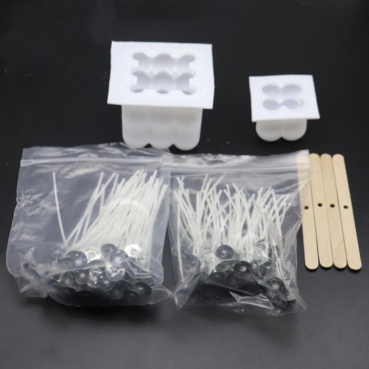 4 100 2 Handicrafts Crafts Wicks Decorations Mold Making With For Soap Handmade And Silicone Candle Molds