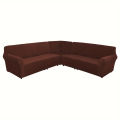 Premium L Shape Sofa Cover – 7 Seater (3+3+Corner) | Stretchable Cotton Jersey | 8 Colors. 
