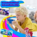 Unicorn Water Ring Game Toy – Transparent Double-Button Aqua Toss Game, Handheld Water Ring Toss for Kids, Cute Fantasy Theme for Girls, Party Favor & Stocking Stuffer. 