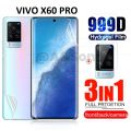 vivo X60 Pro 5G Screen Protector Clear TPU Fingerprint Hydrogel Full Cover Soft Screen Film Film (Not Glass). 