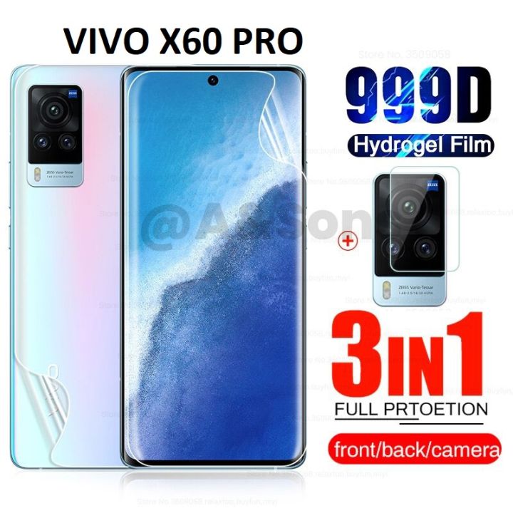 vivo X60 Pro 5G Screen Protector Clear TPU Fingerprint Hydrogel Full Cover Soft Screen Film Film (Not Glass)