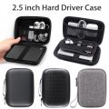 External Hard Drive Carrying Case WD HDD SSD Bag - Black. 
