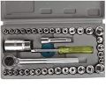 40-Piece Motorcycle Repair Tool Kit with Wrench Combination Set for Comprehensive Vehicle Maintenance. 