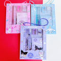 Sanrio stationery set high-looking Kuromi stationery box crayon pencil set children's gift. 