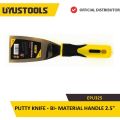 UYUSTOOLS EPU325 PUTTY KNIFE - BI- MATERIAL HANDLE 2.5". 