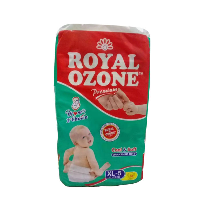 Royal Ozone Baby Diaper 5 X-Large 50 Peice Pack