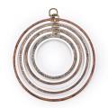 Rubber Plastic Frame Embroidery Hoop 4 Sizes. 