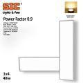 SIC LED SMD Panel Light 1x4 – 48W | 110LM/W High Brightness | Energy Efficient | Cool Daylight Netural White Warm White | Powr Factor 0.9. 
