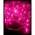 Fairy LED Light String Decoration Light Led Still - Decorating Lights - 25 Feet Long - Pink - Christmases Lights. 