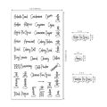 274pcs/8 Sheet Creative Transparent Waterproof Spice Perfume Labels Kitchen Pantry Markers Sticker for Glass Jars Storage Bottle Cherry Super Store. 