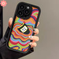 Cute Flowers Art Rainbow Creative Soft Case For Tecno Spark 10 10C Go 2023 Camon 20 Pro Infinix Note 12 G96 30 Pro VIP Smart 7 Hot 30 30i Play Fashion Brand Casetify Angel Eye Cover. 