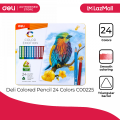 Deli Color Emotion Ergonomic Smooth Pre-Sharpened Color Pencils Tin 3.0mm Lead. 