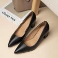 Women Block Platform heels pumps shoes ladies casual shoes. 