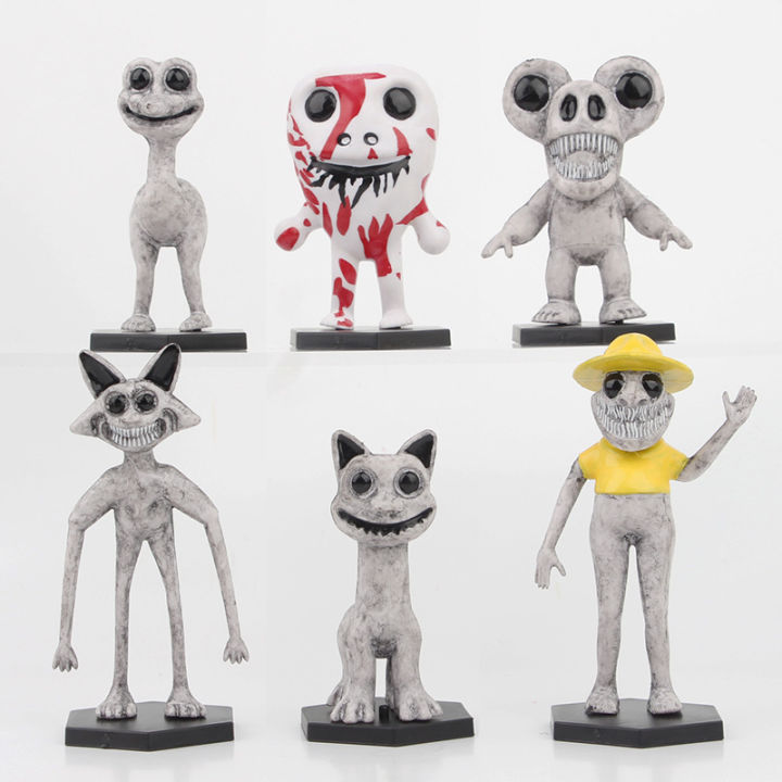 6pcs/set Zoonomaly Action Figures Zoonomaly Horror Game Figuras Models Decorative Toys Zoonomaly Guard Cat Koala Monster Set