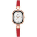 Elegant Rectangle Watches Women Fashion Luxury Shell noodles Quartz Wristwatches Casual Female Leather Watch Montre Femme. 