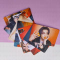 BTS Album Photocards Pack of 8 for Deco - Double side Album With Logo Large - Round Corner. 