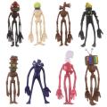 NEW 8pcs Siren Head PVC Toy Action Figures Sirenhead Figure Horror Models Funny Head Toys for Kids Children Birthday Gift. 