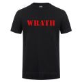 Limited WRATH Natural Selection Logo Printed T Shirt For Men Male Cotton Short Sleeve Streetwear O Neck Funny T-Shirt Tshirt. 