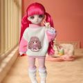 30 cm Barbie Doll Animation Girl Comic Face 6 Points BJD High-Profile Figure Children's Toy Doll Little Princess. 