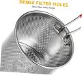 Deep Fryer Pot, Small Deep Fryer Stainless Steel Frying Pot with basket,1200ml Handled Stainless Steel Chip Pan for French Fries, Chicken Wings and Shrimp. 