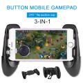 【ZOSR】Controller Game Controller for Fortnite iPhone/Android 3 in 1 Compatible with pubg trigger Portable Gamepad. 