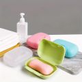 Portable Travel Soap Box, Travel Sealed Waterproof Soap Holder with Cover and Lock, Portable Dishes Soap Container Travel Home bathroom accessories. 