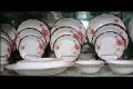 87 Pieces - Melamine Plastic Dinner Set For 8 Person Service. 