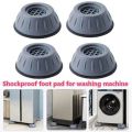 4Pcs Anti Vibration Feet Pads Rubber Legs Slipstop Silent Skid Raiser Mat For Washing Machine Support Dampers Stand. 