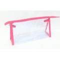 CUSTOMIZE Cosmetic Portable Makeup Pouch Makeup Organizer Beauty Bag Travel Pouch Transparent Cosmetic Case Skincare Storage Makeup Storage Durable Plastic Pouch Zippered Bag Water-Resistant Pouch Multi-Purpose Organizer Portable Storage Essential Carr. 