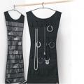 Hanging Jewellery Organizer Double Sided Storage with Hanger Pockets for Holding Necklace Bracelets Rings and Earings. 