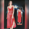 New Random and Tranding Fashion Design For long Nighty IN Sleeping Dress For Comfortable In Party Club Material In Net Fabric Nighty For Penty Important Quality Multicolour In All Size In We Can Send Any Colour. 