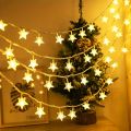 Star LED Fairy String Lights – Battery Operated Home & Event Decor. 