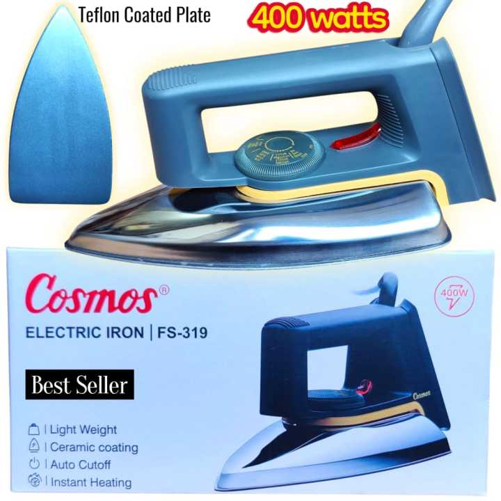 400%20watts%201.8%20amp%20Iron%20/%20Electroginal%20Home%20Electric%20Deluxe%20Dry%20Iron%20Light%20weight%20Good%20%20Quality%201000%20watts%20-%20Image%203